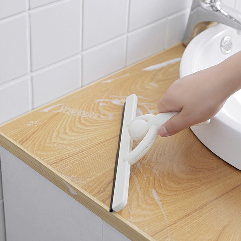 Home Shower Floor Squeegee Glass Wall Brush Window Cleaner Wiper Cleaning Tool Non-slip handle provides extra comfort ergonomics