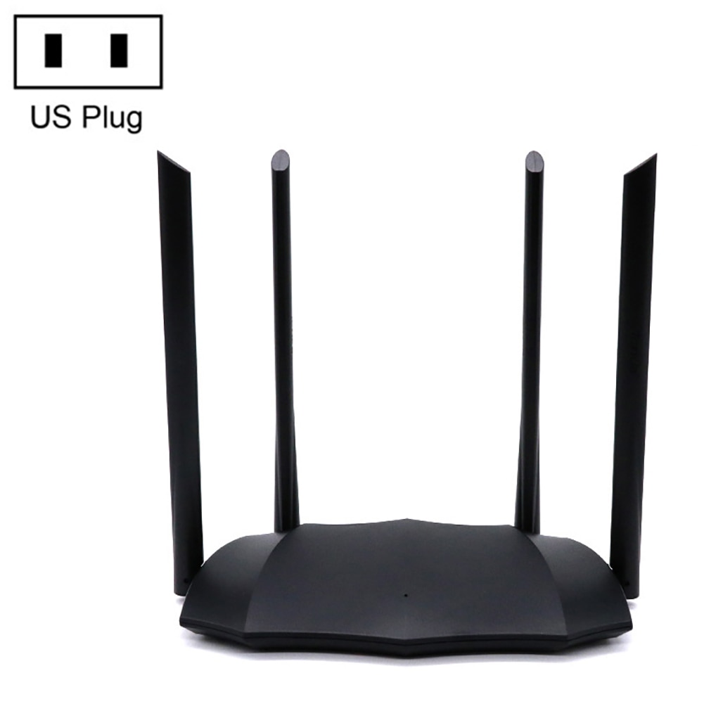 Wifi Router Gigabit Version 2.4GHz 5GHz WiFi 1200Mbps 300Mbps with 4*6dBi High Gain Antennas Multi-Language Firmware