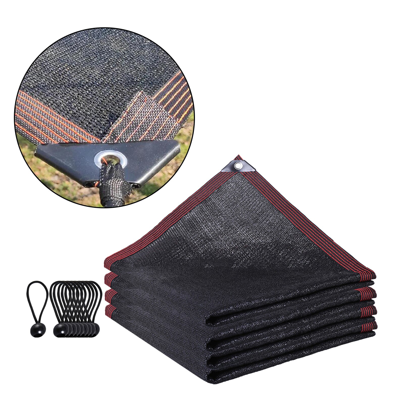 UV Resistance Greenhouse Covers Sunblock Shade Cloth Net Mesh Tarp Protection Outdoor Shade Screen with Grommets: 2x3 meters