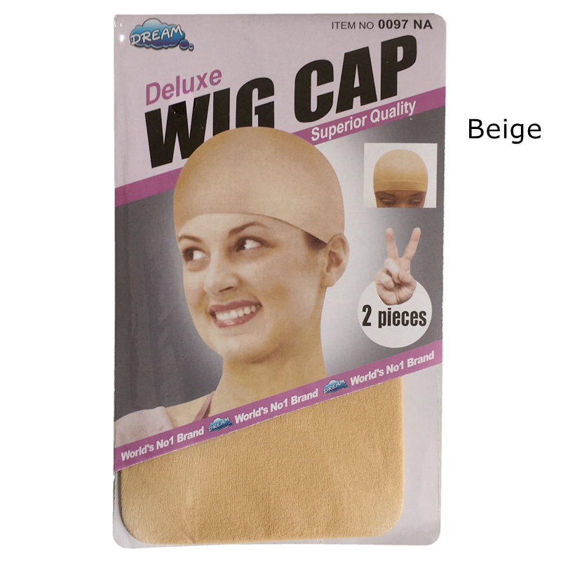 10 Stuks Bruin Pruik Cap Haarnetje Haar Mesh Pruik Weven Cap Rekbare Elastische Haarnet 5 Kleur 2 Stuks/pak: Beige