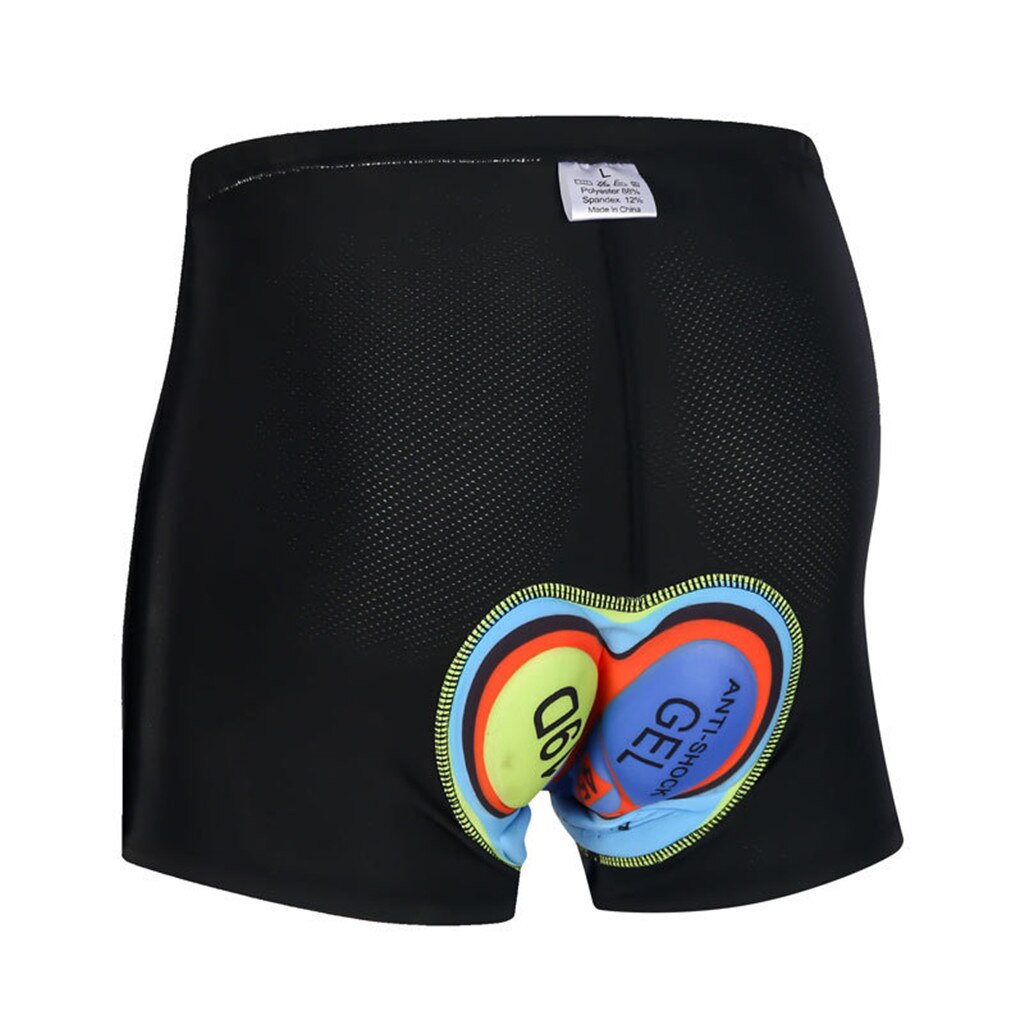 Men 3D Bike Shorts With Sponge Gel Padded Cycling Underpant Bicycle Shorts Bike Underwear Riding Clothing #C: A / L