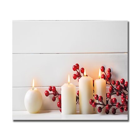 | White | Glass Cooker Back Tiles Wall Protector Kitchen decor 40 cm X 60 cm Easy Erasable Tamperli glass