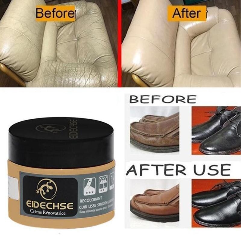 Leather Restoration Cream Vinyl Repair Kit Auto Car Seat Sofa Coats Holes Scratch Cracks Rips Liquid Leather Repair Restoration