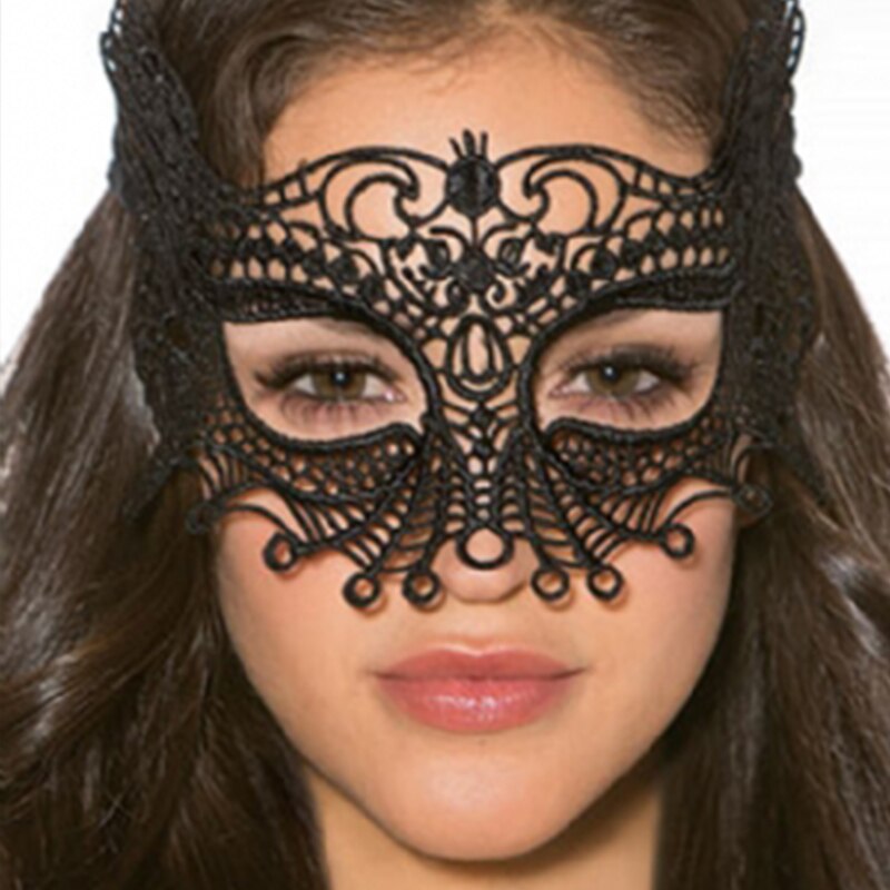 5 delar /parti halloween cosplay och fest spets ögonmask sexig lady cutout ögonmask för maskerad fest fancy dress costume: C80607
