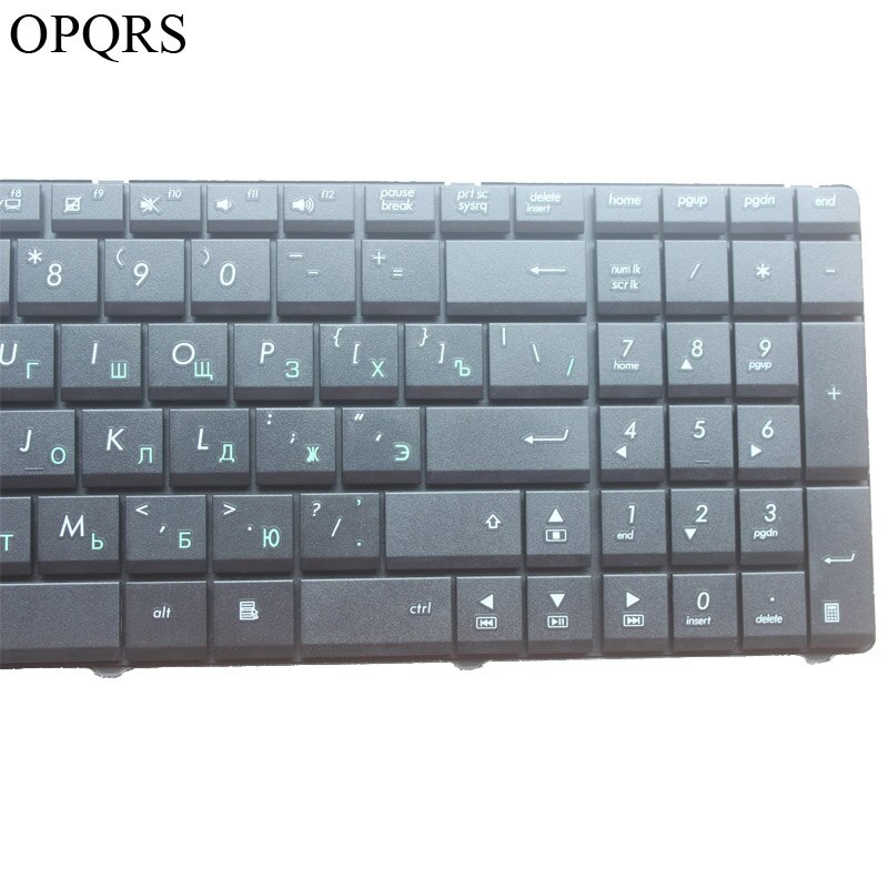 Russisk laptop tastatur til asus  k53sv k53e k53sc k53sd k53sj k53sk k53sm ru sort