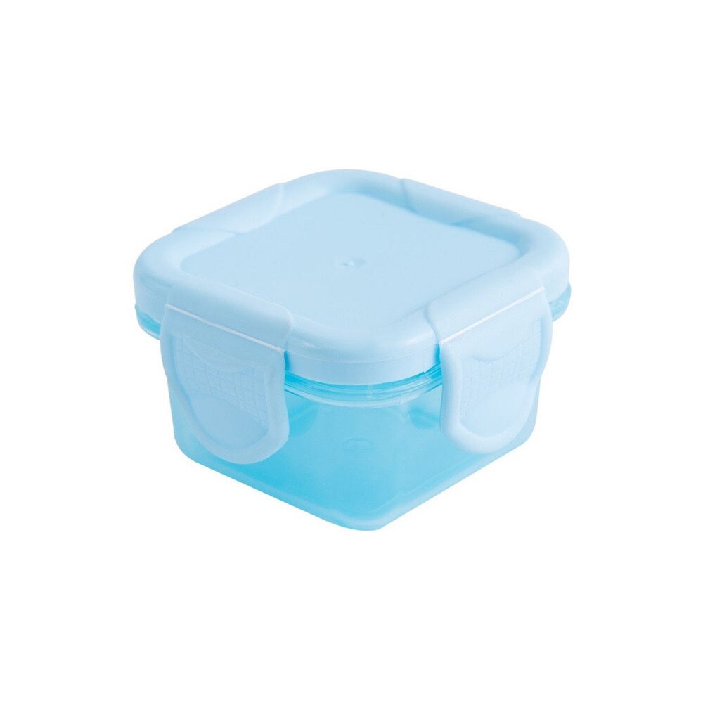 Mini cajas selladas de aliño de alimentos de grado alimenticio, cajas de anzuelos de pescado de cebo, Caja de almacenaje para medicina, organizador de joyería: blue