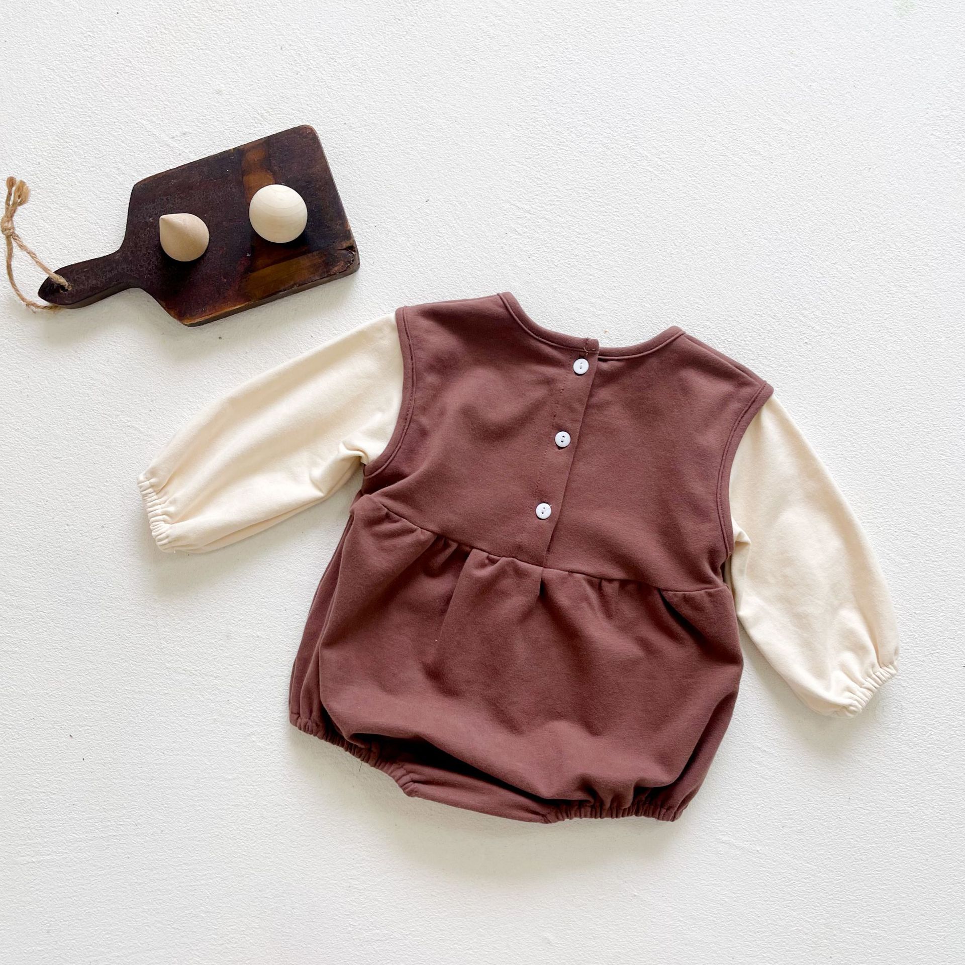 2022 Baby Winter Romper Fleece Gevoerde Koreaanse Stijl Verse Hond Borduren Romper Voor Baby Meisjes En Baby Boy