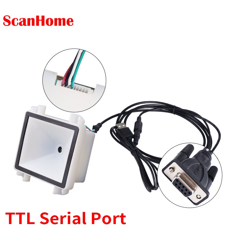 ScanHome 1D 2D CMOS QR Barcode Scanner Module embedded barcode scanner qr pdf417 code reader SH-7600N: TTL