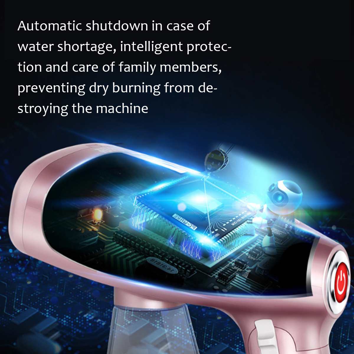 1500W Handheld Steamer Powerful Garment Steamer Portable continuous output Fast-Heat Steam Iron Ironing Machine For Home Travel