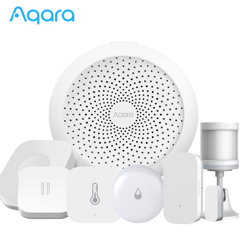 Aqara Sensor Schalter Zigbee Schock Vibration/Tür/Fenster/Temperatur/Bewegung/Körper Wasser Leck Sensor Hub für Xiaomi Mijia Clever Heimat