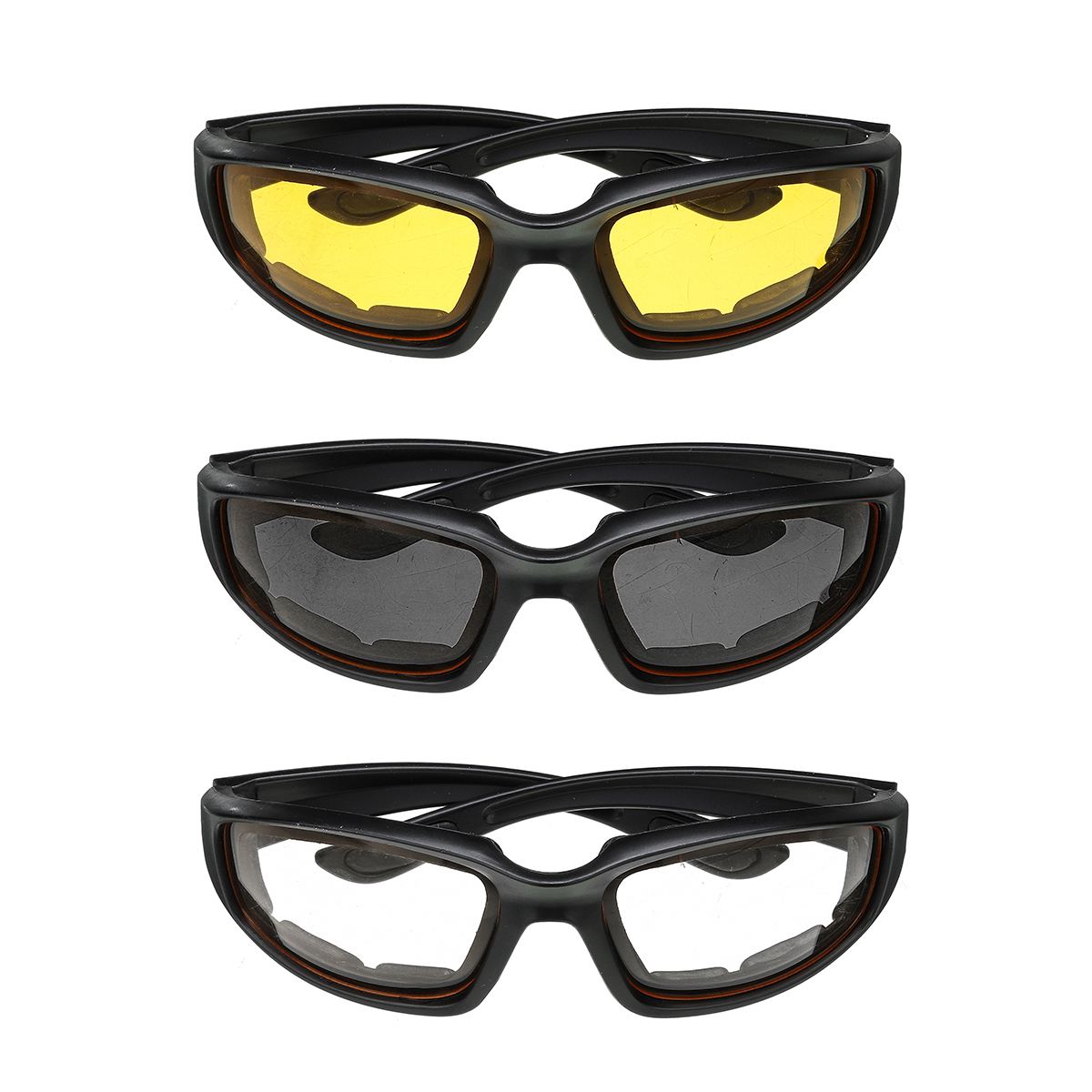 Moto coupe-vent lunettes voiture Vision nocturne lunettes Anti-éblouissement lunettes de conduite engrenages de protection pilote extérieur UV soleil prévenir
