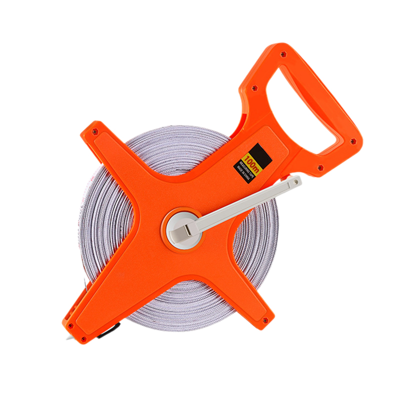 30/50/100M Handheld Glasvezel Meetlint Hoge Precisie Slijtvaste Intrekbare Tape Liniaal Houtbewerking Meetinstrumenten: YELLOW