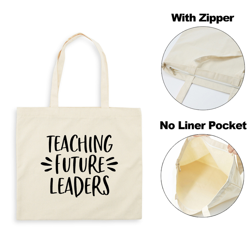 Vrouwen Tas Onderwijs Is Een Werk Van Hart Leraar Leven Schouder Canvas Tas Katoen Shopper Bag Leuke Leraar kruidenier: G1526-TBBG-E