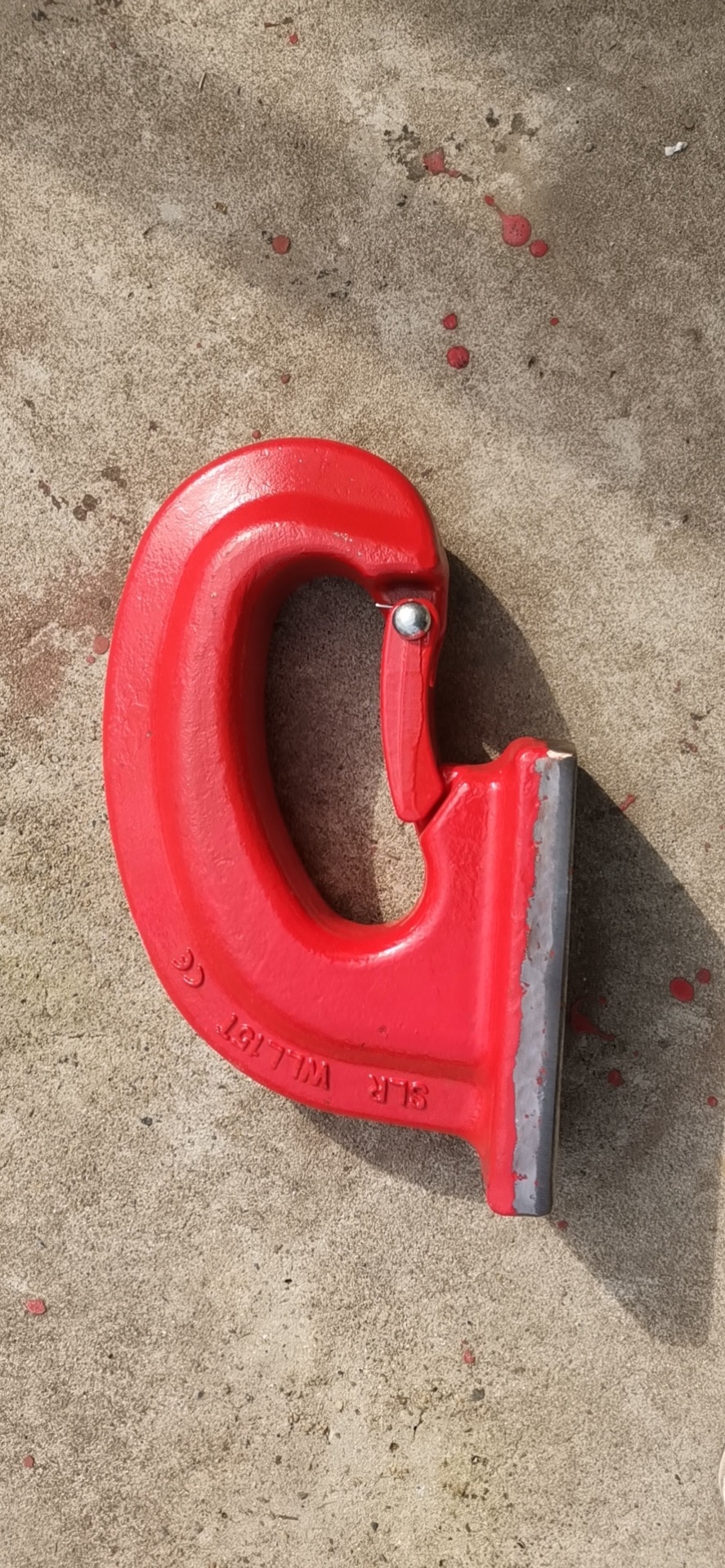 3Ton-11Ton G80 welded lifting hook for excavator bucket small turpentine hook towing hoist crane winch chain part
