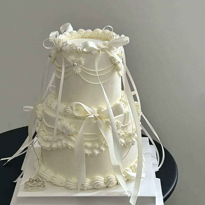 10/20 piezas decoraciones para pasteles con lazo rojo y rosa, cintas para decoración de tarta, suministros para de cumpleaños para niñas, pastel de boda de Navidad, decoración DIY