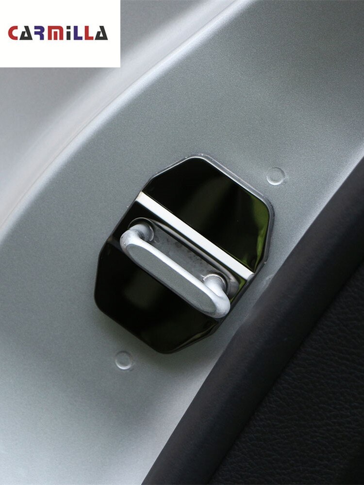 Cubierta de protección para cerradura de puerta de coche, accesorios para cerraduras de puerta Interior, embellecedor, para Jeep Compass 2th, , , ,