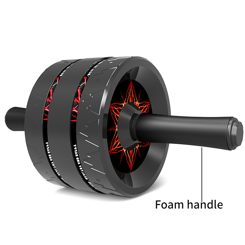 Ab Roller Abdominal Wheel Ab Roller with Mat For Arm Waist Leg Core Training Exercise Gym Fitness Equipment: Auburn