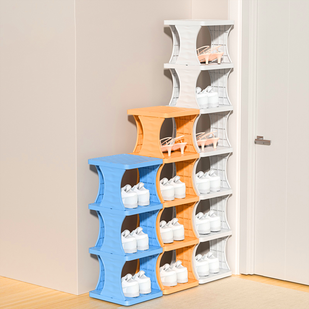 Multi Layer Eenvoudige Schoenen Plank Organizer Kleur Kast Schoenen Rekken Huishoudelijk Rek Afneembare Schoenenrekken Voor Slaapkamer