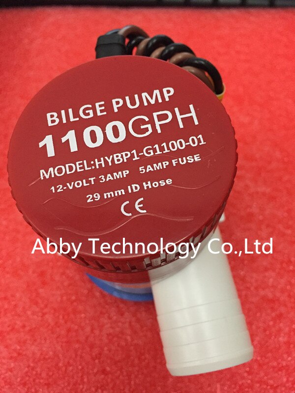 100% bilge pump 12v 1100gph 12VDC rule water pump used in boat seaplane motor homes houseboat