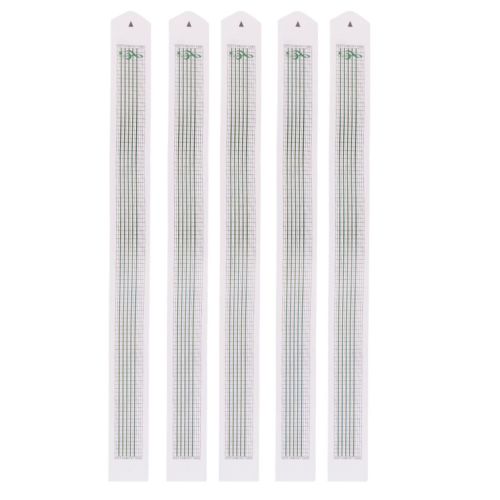 5pcs Blank Strips for 15 Note Hand Crank Music Box Using Punched Paper Strip