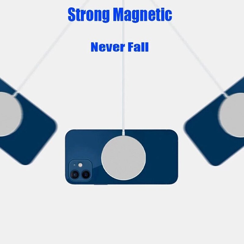 Magnetische 15w draadloze oplader, snel draagbaar opladen voor telefoon 12 mini 12 pro max 12 type-c, snelle 20w us eu uk stekkerlader