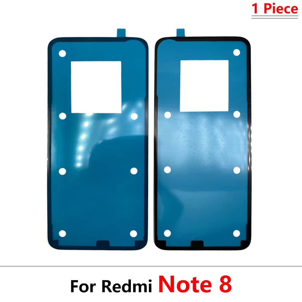 For Xiaomi Redmi Note 10 7 8 9 11 4G 12 Pro Plus 11S 9S Waterproof Adhesive Back Housing Battery Cover Glue Stickers: ROSE RED