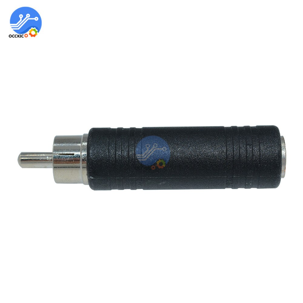 2 stuks RCA Kabel Man-vrouw 6.35mm Jack Adapter Connector Audio Aux Kabel voor PC Speaker Spelers
