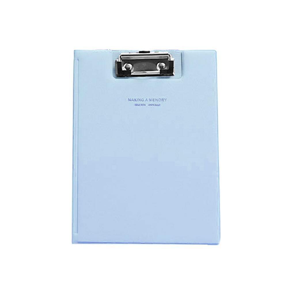 1PC A5 Waterproof Clipboard Writing Pad File Folder SupplIes Accessories Document Holder Office School Stationery W8S0