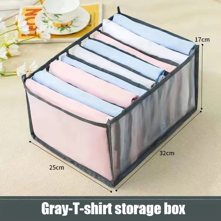 Home Foldable Clothes Closet Organizer Drawer Jeans Shirt Storage Boxs Cabinet organizer drawers Washable: SN0463