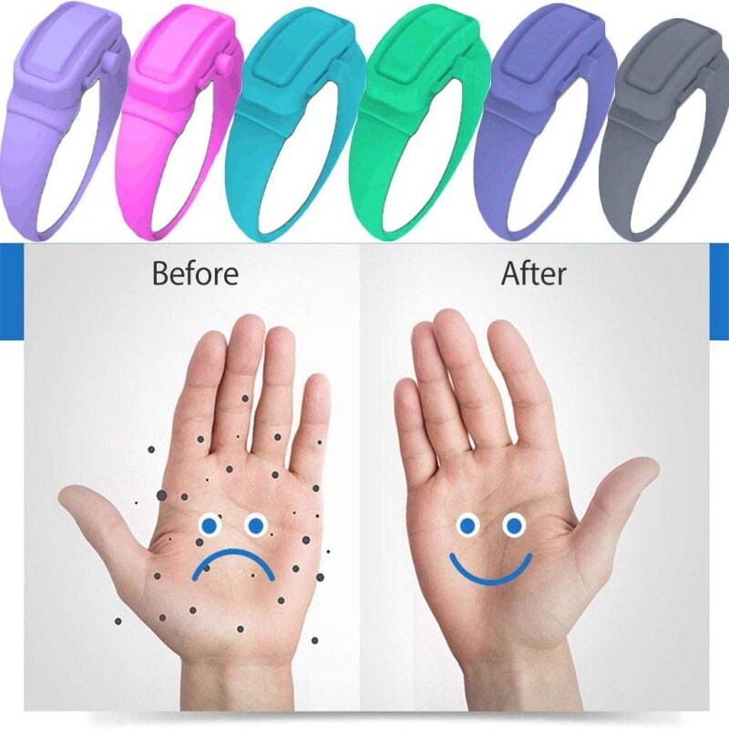Tragbare Armband Pumpen Armband Hand Dispenser Mit Nachfüllbare Schnabel Flasche, Dass Kann Halten Hand Sanitizer Handwäsche Gel