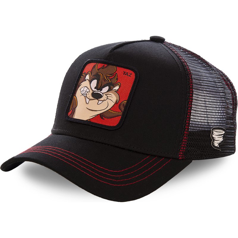 TAZ-gorra de béisbol de algodón para hombre y mujer, gorro de malla con estampado de Dragon Ball, malla transpirable, Hip Hop, unisex: Black TAZ