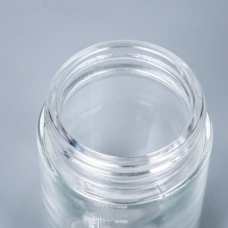 250ml/500ml/1000ml Thicken Glass Sealed Bottle Big Mouth Chemical Reagent Sample Bottle with Screw Cap For Laboratory Container