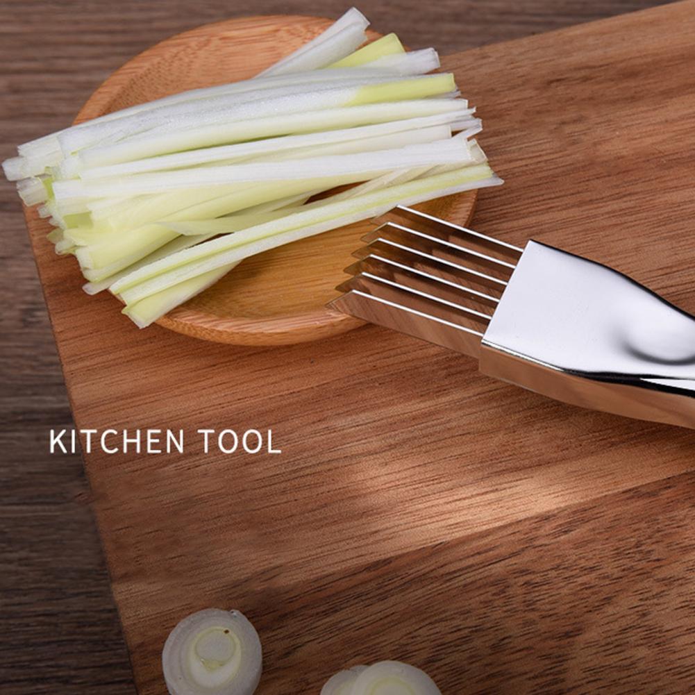 Shred Silk The Knife Multi-function Vegetable Green Onion Cutter Shredder Cutter Knife Mini Gadgets Kitchen Speedy Chopper