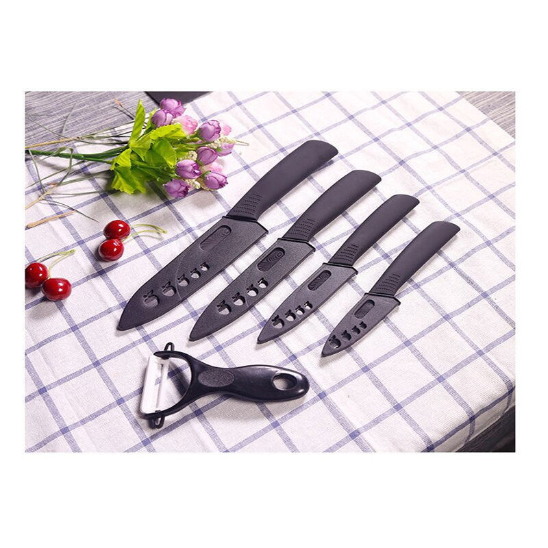 Rschef kjøkken fem sett med keramiske kniver melon skarp kniv antioksidant holdbar fruktkniv