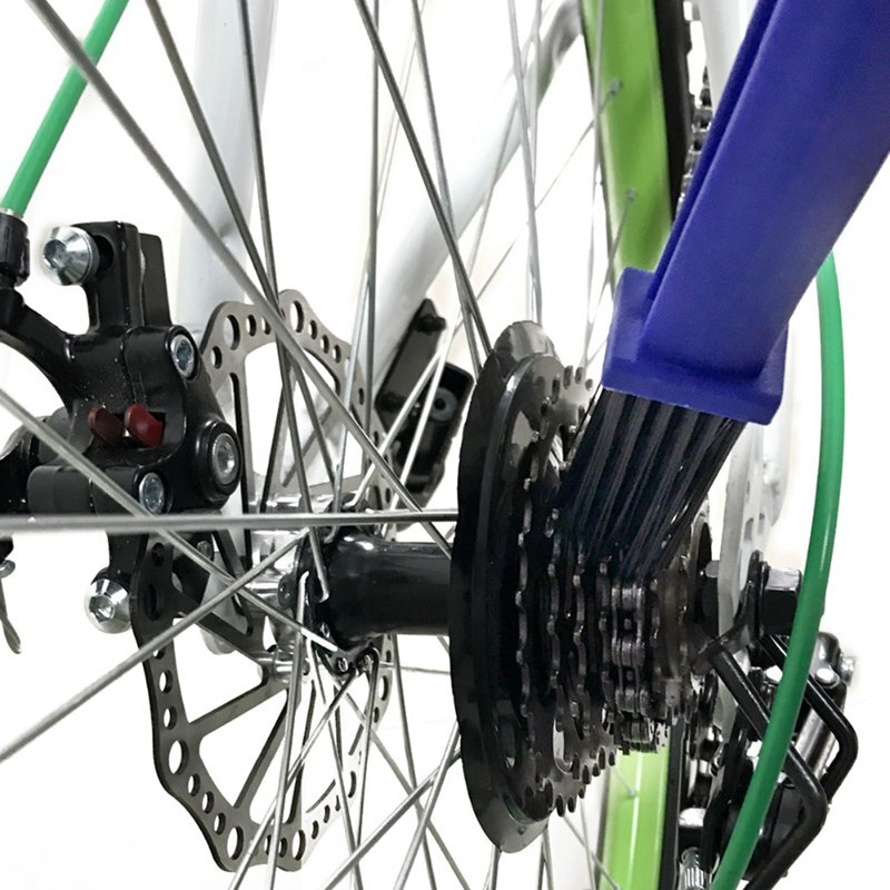 1 pièces Moto brosse de nettoyage de chaîne