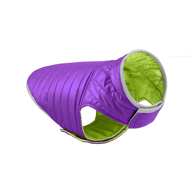 Hond Winter Kleding Voor Kleine Honden Licht Down Dubbelzijdig Katoen Gewatteerde Jas Huisdier Kleding Jas Pak Algehele vest Voor Honden: Purple plus green / Xxl