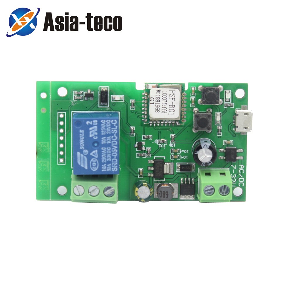 Dc 5V 7V-24V Klik De Zelfborgende Module Smart Wifi Schakelaar Relais Timer Draadloze remote Controler Alexa Google Thuis