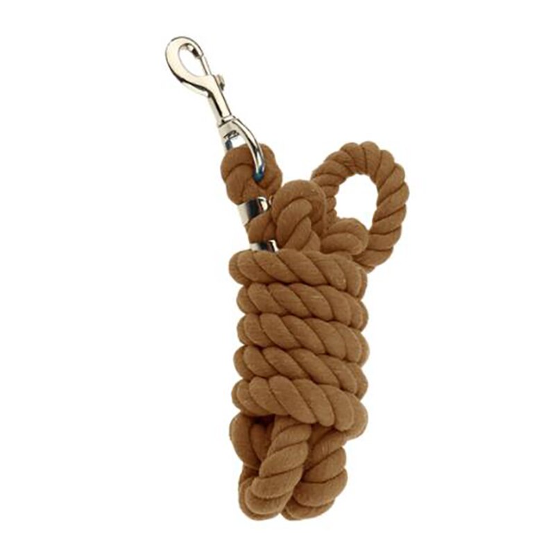 Paard Lood Touw Weave Rein Bold Katoen Paard Touw Kleur Drie-Strand Puller Touw Paardensport Voor Mannen Kleur: brown