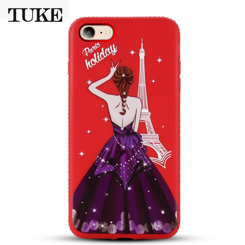 Voor IPhone SE Case Voor IPhone 5 5S Case Luxe Schoonheid Meisje Strass Ultra Dunne Siliconen Beschermhoes Case Voor IPhone 5 SE 5 s: D