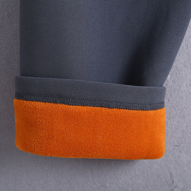 Pyjama à col rond pour hommes, ensemble de sous-vêtements thermiques, en peluche, épais, taille élastique, grande taille, 8XL,