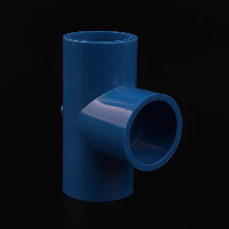 4pcs 20mm PVC 3 Way Connector 1/2" Equal Tee Connector PVC Water Pipe T Connector Aquarium Pipe Joints Three Way Connector: Blue