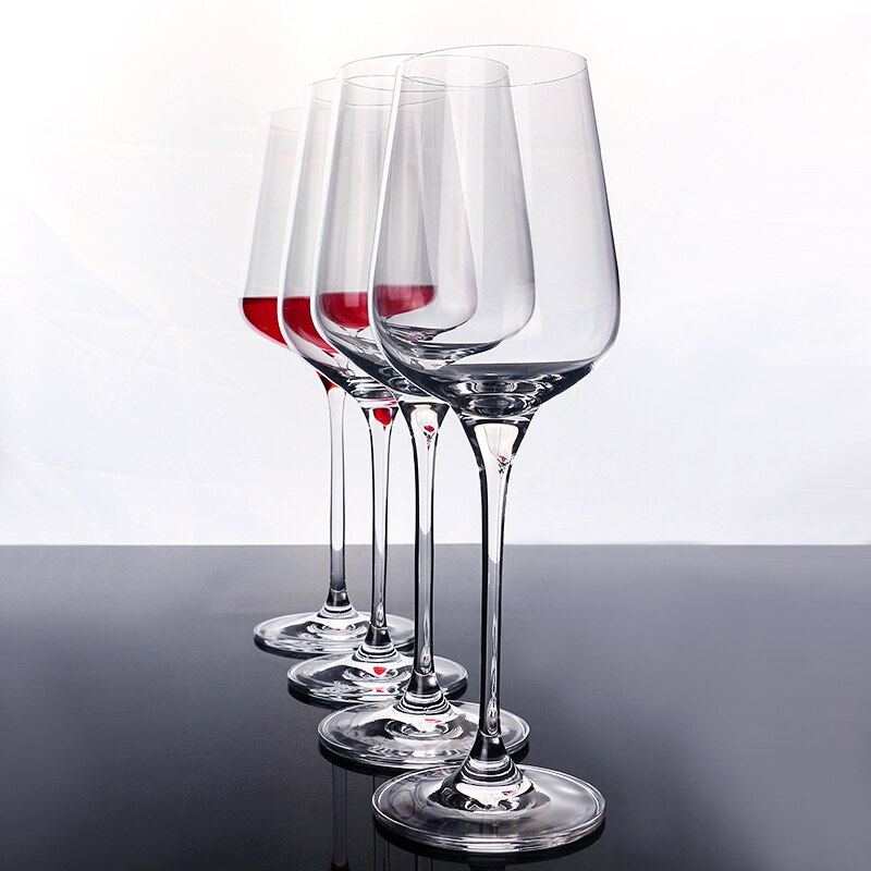 2 pcs crystal red wine goblet glass luxury red wine cup set family European large glass crystal