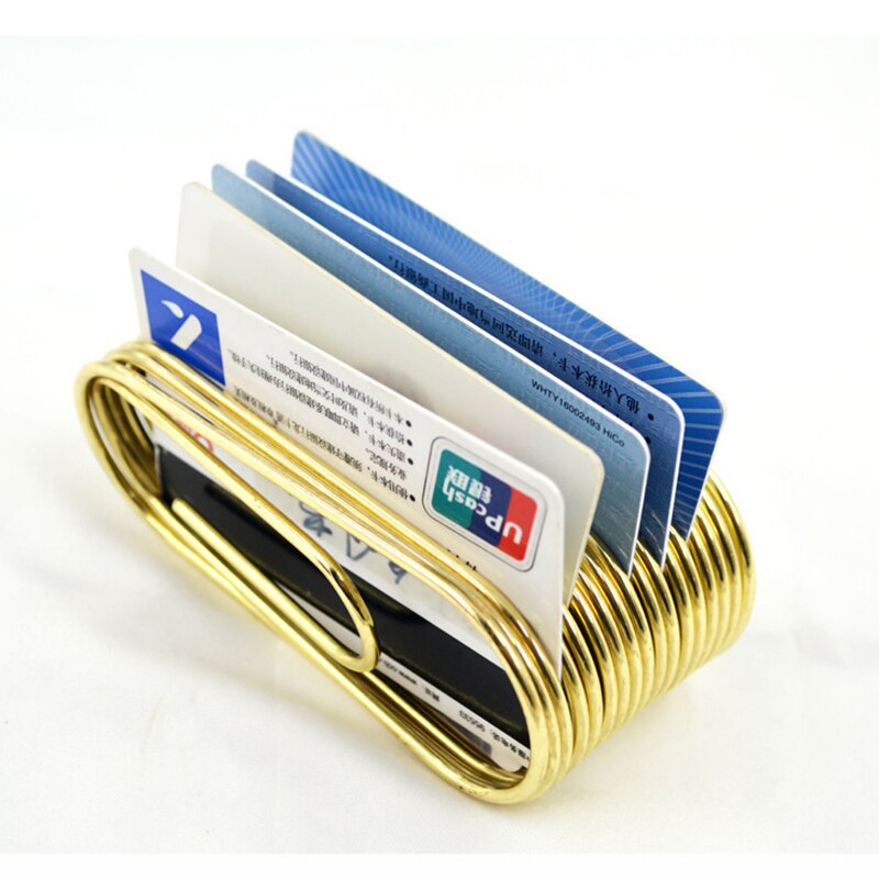 Brass Retro Business Name Card Base Note Name Card Display Stand Picture Photo Clip Desk Sign Holder Table Metal Label Holder