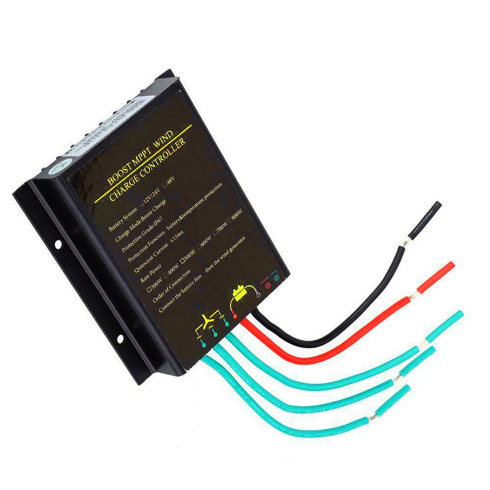12V 24V 48V Laderegler Kurzschluss Schutz Generator Wasserdichte Regler dauerhaft Aluminium Tragbare Wind Energie sicher