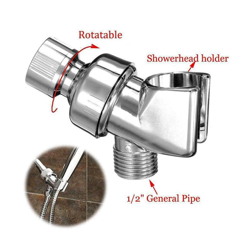Universal brusehovedholder armmonteret justerbart beslag 1/2- tommer indløb kvindelige / mandlige værktøjs badeværelser på badeværelse ips af sc