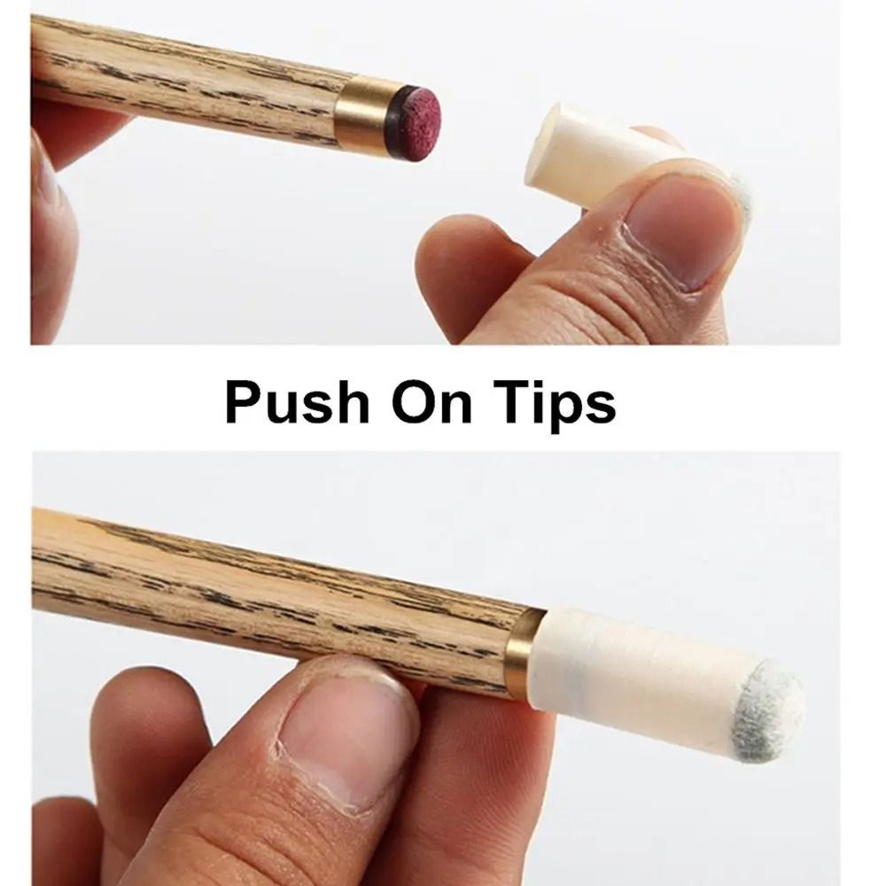 10 stk./pakke 9/10/11/12/13mm billardkøspidser spidsbeskytter plastik poolkø-udskiftningsdæksel snookertilbehør holdbart