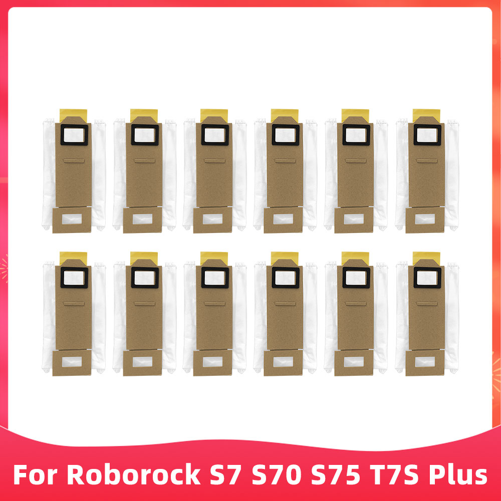 Accesorio de repuesto para aspiradoras robóticas Roborock S7, S70, S75, S7Max, S7MaxV, T7S Plus, cepillo principal, filtro Hepa: Chocolate