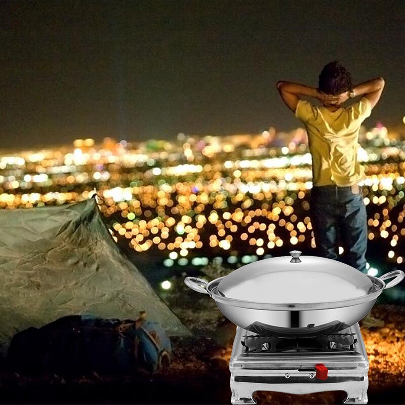Draagbare Gasfornuis Rvs Camping Kachel Geest Fornuis Voor Camping Wandelen Vissen Backpacken Brander Apparatuur