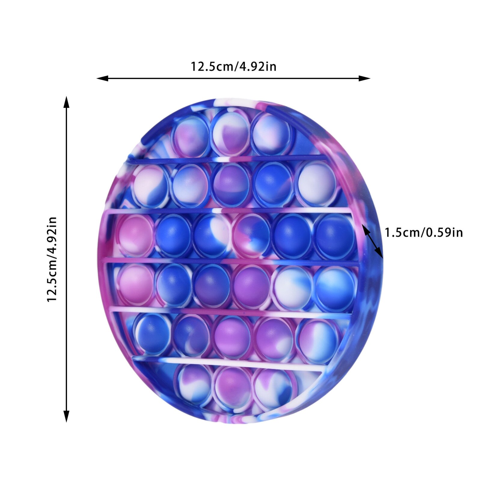 Novelty Fidget Anti-stress Popit Toys Push Bubble Sensory Pops Toy Autism Special Needs Decompression Relax Pressure Juguetes