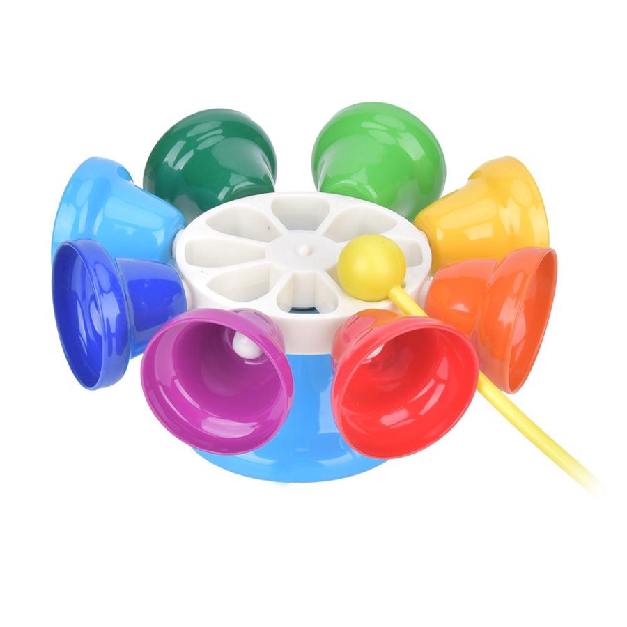 8 Tone Hand Bells Regenboog Kleur Kinderen \ 'S Musical Tamboerijn Speelgoed Instrument Accessoires